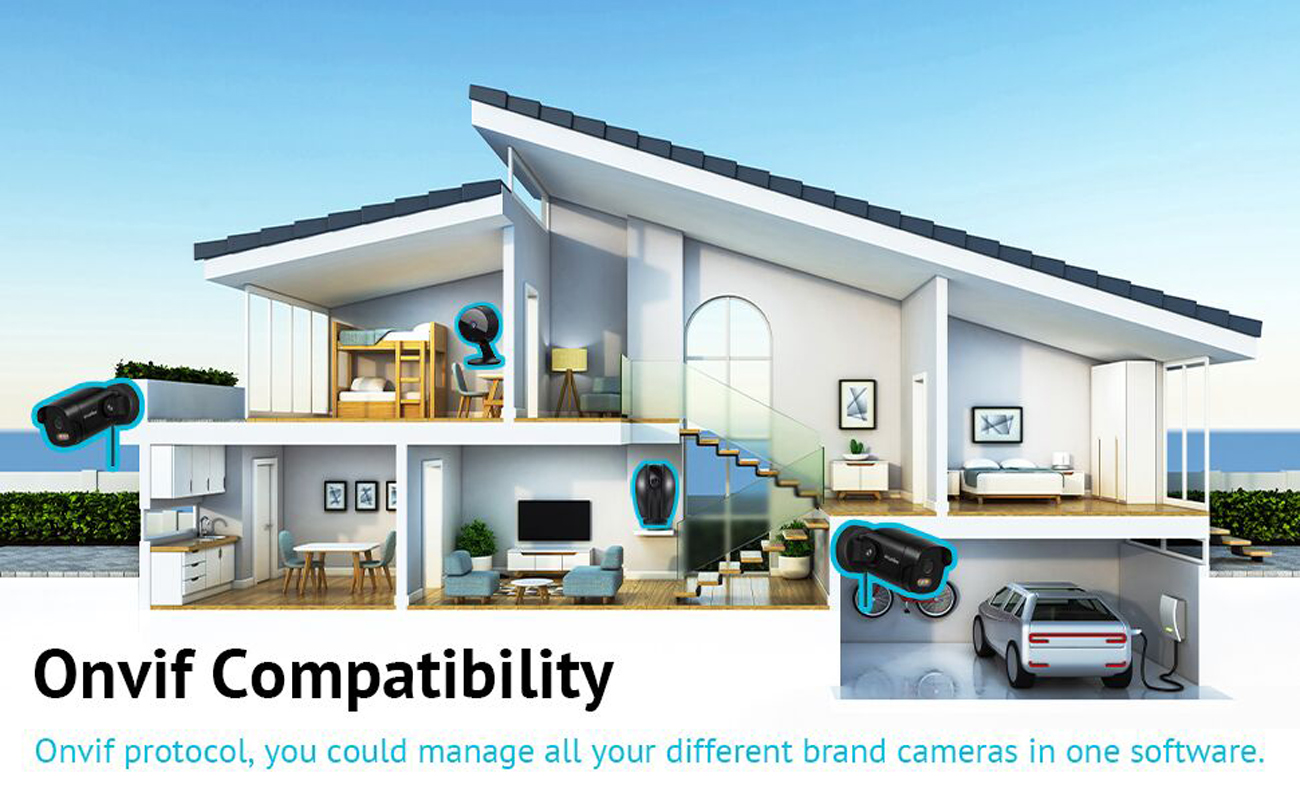 LaView Security Camera Outdoor with Color Night Vision